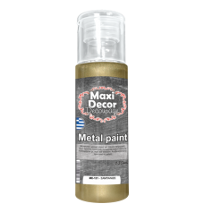 Ακρυλικό Μεταλλικό Χρώμα 130ml Maxi Decor Σαμπανιζέ ΜE121_ME121130